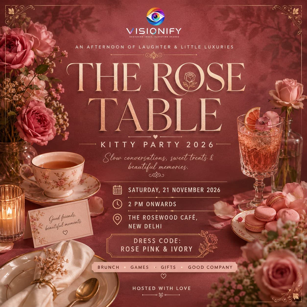 THE ROSE TABLE